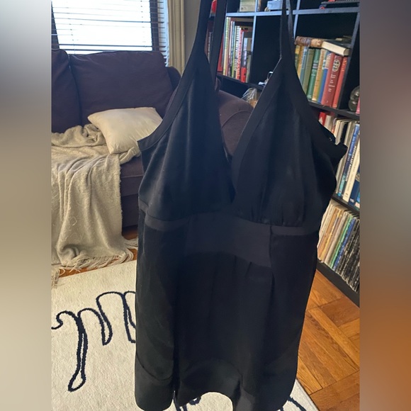 NWT MARC JACOBS black silk tuxedo strappy top. Size US 12. Mint condition - Picture 2 of 9